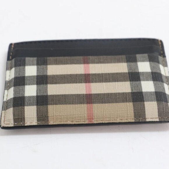 Burberry Archive Beige Check and Leather Card Case - Picture 6 of 6